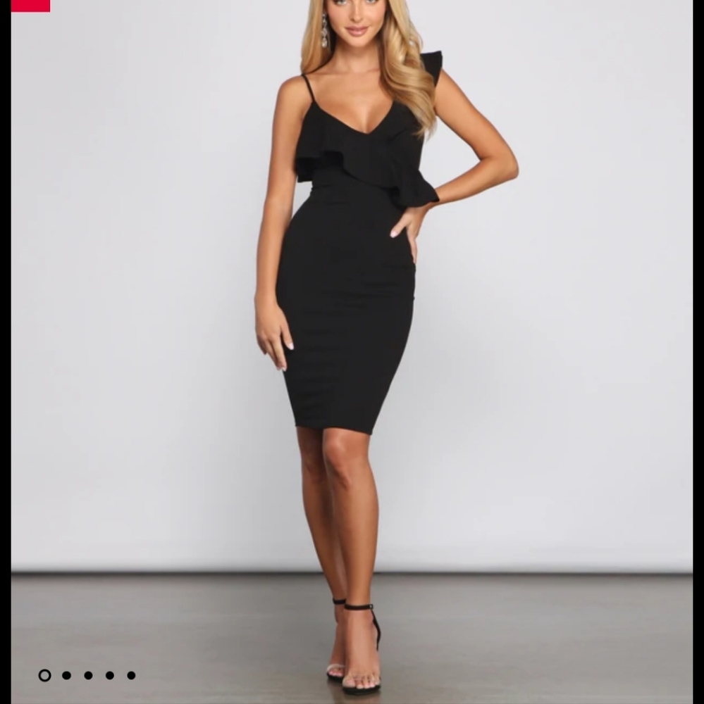 Zosia Formal Ruffled Bodycon Dress